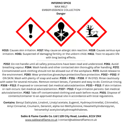 Inferno Spice | Wax Melt Clamshell