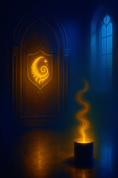 The Nightfall Ritual | Midnight Reverie 30cl Matte Black Glass Candle + Sacred Orchard Wax Melt Clamshell