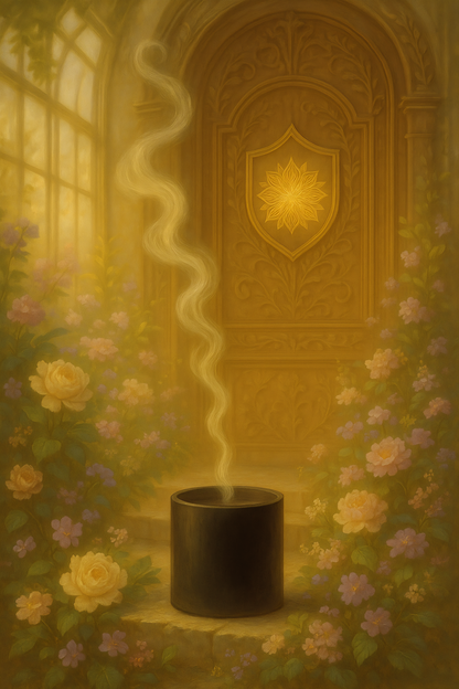 The Dawn & Bloom Set | Celestial Dawn 30cl Matte Black Glass Candle + Celestial Dawn Wax Melt Clamshell